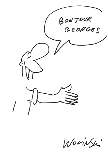 Wolinski-a gauche toute (01) dédicace à Georges Marchais