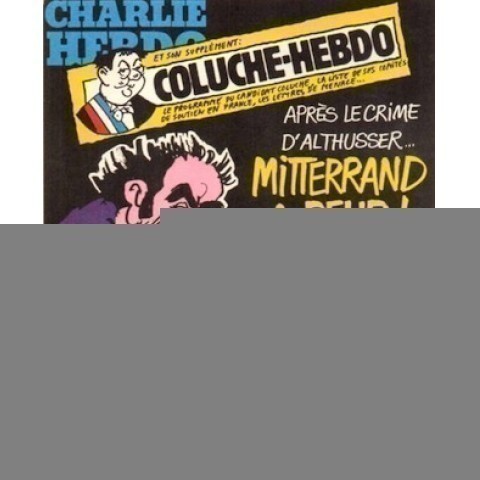 Cabu-charlie-Mitterrand a peur