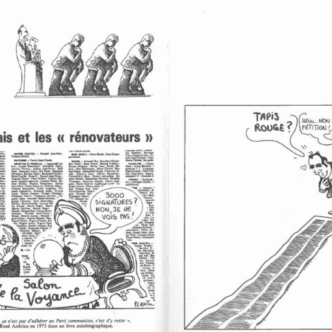 Plantu-ça manque de femmes (164) Juin 1986 rénovateurs