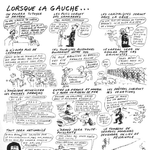 Wolinski-a gauche toute (07) politique fiction (1975) lorsque la gauche...