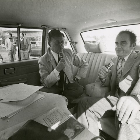 Georges Marchais et Philippe Bouvard - 1976 fête de l'Huma