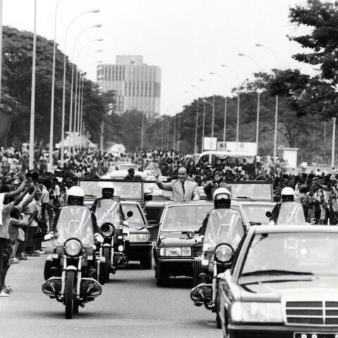 Georges Marchais au Mozambique - 1980