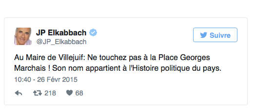 georges-marchais-place-villejuif-tweet-JP-Elkabbach-20150226