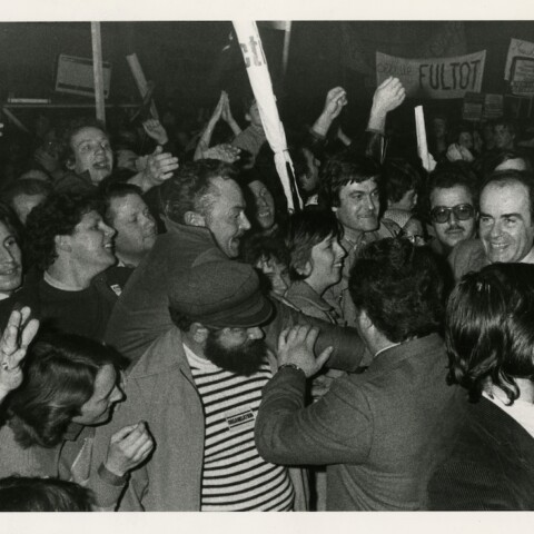 Georges Marchais en meeting à Rouen - 1981