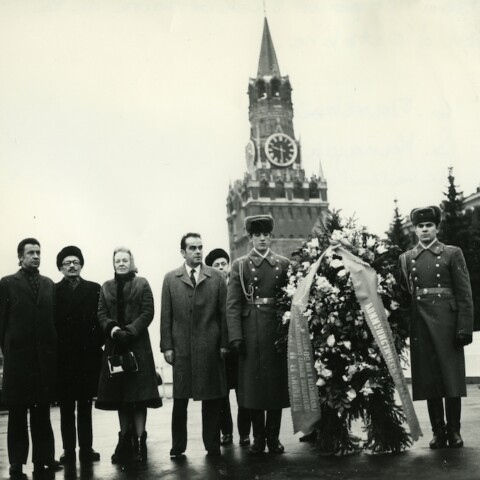 Georges Marchais - délégation PCF - anniversaire révolution Octobre URSS - 1967